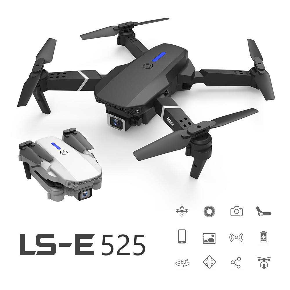 E88 Pro Mini E525 Drone 4K HD Telecamera WiFi Telecomando Droni portatili Quadrocopter UAV 360 ° Rolling 2.4G Pieghevole FPV Modalità senza testa E88