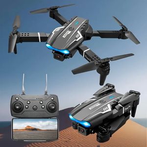 E99 Pro Drone met HD-camera, WiFi FPV HD Dual Opvouwbare RC Quadcopter Hoogte Hold, Afstandsbediening voor beginners, Herengeschenken Binnen en buiten Betaalbare UAV
