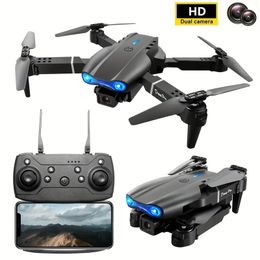 E99 Pro Drone avec HD Dual Camera, WiFi FPV HD Dual pliable RC Quadcopter Altitude Hold, Temote Control Drone Toys for Beginners Perfect Gift for Kids and Adults