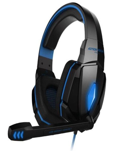 CHAQUE G4000 stéréo 35mm LED casque de jeu avec micro lumières pour Gamer PC iphone tablette 9824981