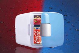 Eafc dc 12v voiture portable zer 4l mini réfrigérateur réfrigérateur de voiture de stockage de fruits refroidisseur pour voitures pour la maison double réfrigérateur H2205101880526
