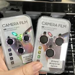 Protecteur de caméra Eagle Eye pour iPhone 15 14 13 12 11 Pro Max, Mini lignes CD en métal, verre d'objectif avec emballage de vente au détail