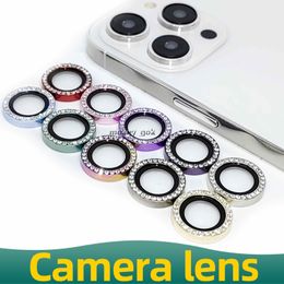 Eagle Eye Diamond Metal Aluminium Lens Cover Luxe Glitter Camera Lens Screen Protector voor iPhone 14 Pro Max 13 12 11 Pro Mini