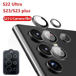 Eagle Eye Mobile Phone Camera Lens Protector voor Samsung S24 S22 Ultra S23 Plus Ultra Metal Fram en Glass Film ZZ