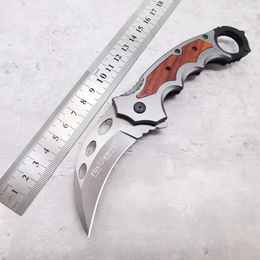 Petite griffe d'aigle, couteau pliant de renard d'extérieur, manche à fruits, outil d'entraînement des mains CS, Mini couteau plié 613780