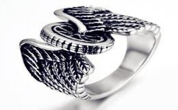 Eagle Wings Motorcycles Biker Design Fashion Motor Biker Men Ring Jewelry Day Day Gift Taille 7133918526