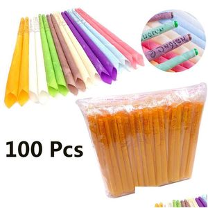 Fourniture de soins d'oreille 100pcs traitement bougies saines élimination de la cire nettoyant Indiana thérapie parfum mirage goutte livraison santé beauté Dhdoo