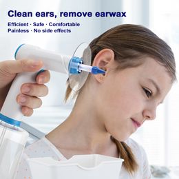 Suministro para el cuidado de los oídos Limpiador de oídos eléctrico de 4 modos Sistema automático de botellas de lavado de irrigación de oídos Kit de eliminación de cera de oídos de seguridad para adultos Niños Cuidado de la salud 230524