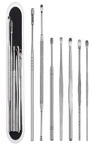 Oor Zorg Supply 7pcsset Wax Pickers Cleaner Rvs Earpick Remover Curette Pick Lepel Epiwax9505919