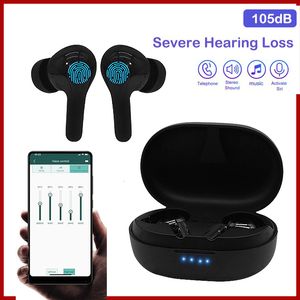 Suministro para el cuidado del oído Audífonos Bluetooth Recargable Inalámbrico Mini Oído interno Asistencia auditiva Amplificador de sonido invisible Ayuda para el cuidado del oído Gota 230613