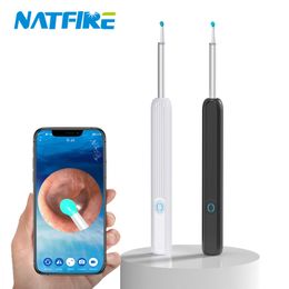 Ear Care Supply NATFIRE NE3 Kit de nettoyage Smart Visual Sticks 1296P Outil de suppression de cire Nettoyeur sans fil avec caméra LED 230221