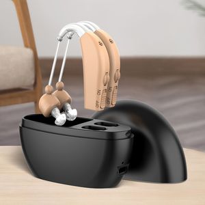 Ear Care Supply Portable Rechargeable Hearing Aid Sound Amplifier Magnetic Rechargeable Elderly Ear Hearing Aid For The Deaf 230613