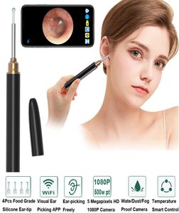 Care Oreat Supply Smart Otoscope Pen avec un léger Ear Sare Clean Endoscope Handheld WiFi Earwax Remover Visual App for iOSAndr9874142