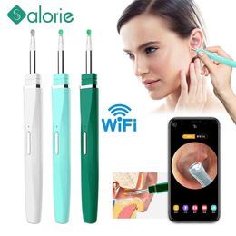 Ear Care Supply Wireless WiFi Earpick Otoscope Camera Luminous Ear Wax Removal Nettoyage des dents Oral Inspection Endoscope Ear Cleaner Health Care 230524