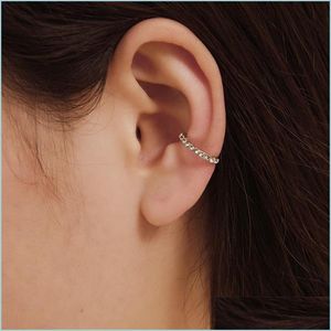 1PC Tiny Ear Cuff Dainty Conch Hie Cz Non Percé Diamant Nez Bague Bijoux De Mode Femmes Cadeau 1158 T2 Drop Livraison 2022 EA Dhn3H