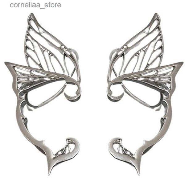 Manchette d'oreille manchette d'oreille elfe manchette d'oreille papillon aile boucles d'oreilles exquis conte de fées oreille pince Halloween Y240326