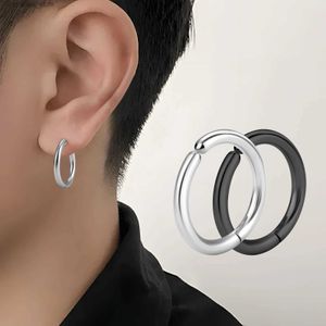 Manchette d'oreille manchette d'oreille Liebe ENGEL boucles d'oreilles perforées boucles d'oreilles punk pour femmes boucles d'oreilles à clip noir bijoux en acier inoxydable pour femmes Y240326