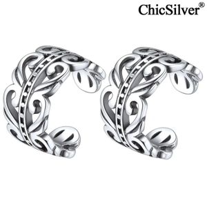 Boucles d'oreilles d'oreille Femmes 925 Sterling Silver Irish Celtic Knot Clip sur cartilage Helix Cuffs Bijoux non perçants 240516
