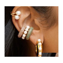 Oreille Manchette Bijoux De Mode Une Pièce Boucle D'oreille C Forme Personnalité Earclip Aucun Post Rhinstone Boucles D'oreilles Drop Delivery Dh8Mc