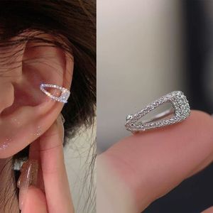 Oreille manchette GUFTM mode Zircon épingle à cheveux pas de perçage boucle d'oreille à la mode Punk Unique métal géométrique pince pour femmes bijoux 230925