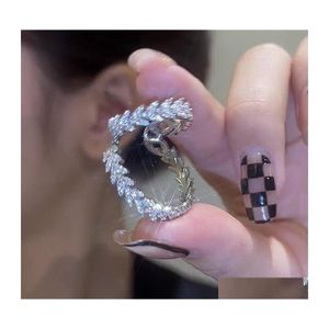 Oreille Manchette Doux Micro Incrusté Zircon Pas Percé Strass Femmes Mode Boucles D'oreilles Bijoux 20220301 T2 Drop Delivery Dhukb