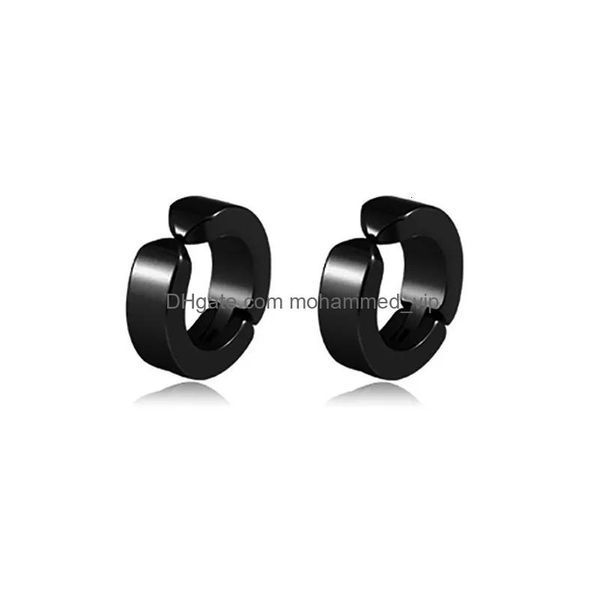 Manchette d'oreille L'étude de cas des boucles d'oreilles Vanitas Vanita Même clip en os bleu pour hommes Bijoux en acier inoxydable Cosplay Drop personnalisé Deliv Dht1Z