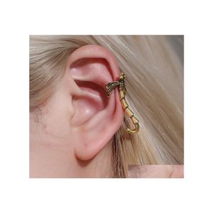 Boucle d'oreille Vintage Goth libellule sans Piercing pour femmes, pièce unique, Clip, livraison directe, bijoux, boucles d'oreilles Dhb9K