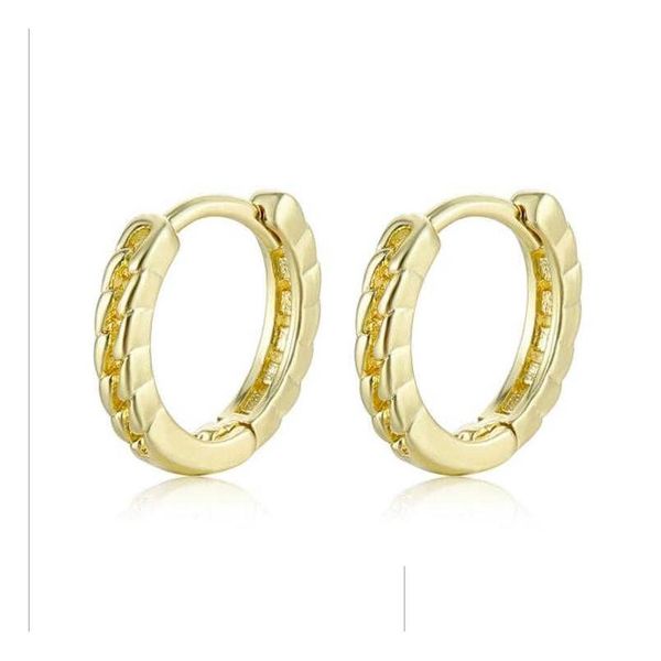 Ear Cuff Womens Cadena simple 18K Pendientes chapados en oro Gsfe067 Estilo de moda Regalo Fit Mujeres Diy Joyería Pendiente Entrega de gota Dh6Xi