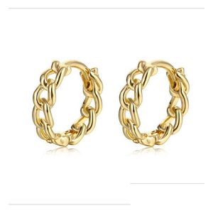 Ear Cuff Dames Simple Twist 18K Gold Ploated Oorrings GSFE065 Modestijl Gift Fit Women Diy Sieraden Earring Drop levering Dhiru