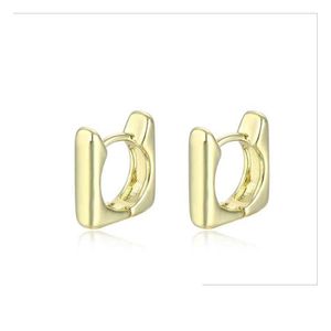 Oreille Manchette Femmes Forme Carrée 18K Boucles D'oreilles Gsfe054 Mode Style Cadeau Fit Femmes Diy Bijoux Boucle D'oreille Drop Delivery Dhqq2