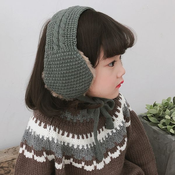 Cache-oreilles tricotés ou Snood pour enfants coupe-vent cache-oreilles garçons filles chaud doux hiver épaissi bébé bavoir 230824