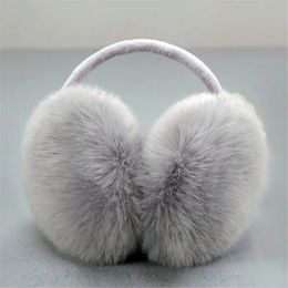 Ear muffs unisex macio mais quente inverno quente earflaps feminino fofo aconchegante earmuffs pelúcia 231204