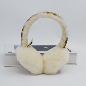 Cache-oreilles en laine plus chaud hiver en peau de mouton pour femmes hommes doux chaud solide oreillette extérieure Protection contre le froid cache-oreilles couverture 230919