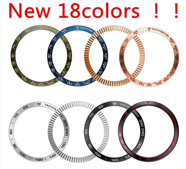 Accesorios de reloj inteligente de repuesto para Samsung Galaxy Watch 42MM/46MM cubierta adhesiva de anillo biselado Metal antiarañazos para Gear S3