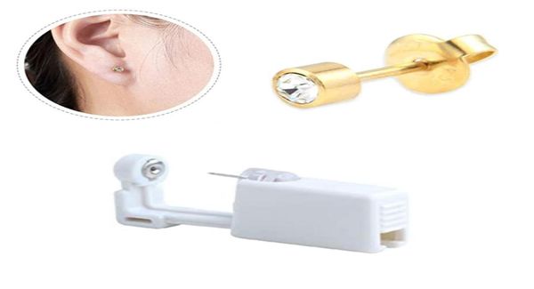 Ear Piercing Unit Disposable Ear Stud Gun Kit Stérilisé Tool Piercing Over pour hommes et femmes3444398