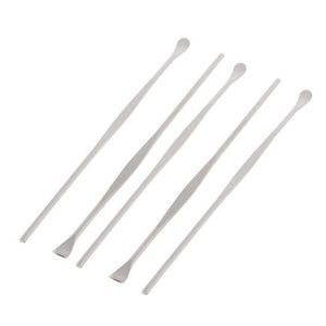 Oor Wax Pickers Roestvrijstalen Earpick Lepel Spiraal Type Curette Remover Antislip Ear Cleaner Tool voor Volwassene