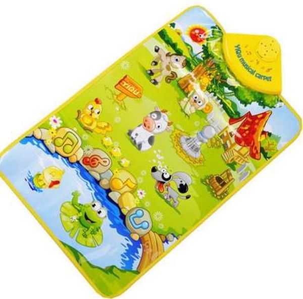 Juguetes de aprendizaje temprano para niños, bebé, granja, Animal, música Musical, juego táctil, canto, gimnasio, alfombra, juguete para regalo, juguetes educativos para niños MM38675618