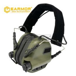 Earmor 2023 Nouveau casque tactique M31 MOD4 Annulation du bruit Earmuffes Military Anti-Noisy Shooting Earphone NRR 22DB