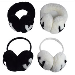 Earmuffs For boys and girls Winter warm cute fur plush earmuffs for kids fit into adult headbands