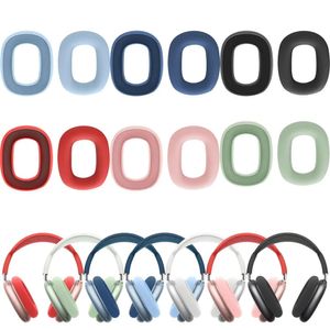 Accessoires pour écouteurs 1 paire de housses de coussinets d'oreille en silicone de remplacement adaptées aux housses d'écouteurs AirPods Max et aux protège-oreilles 231027