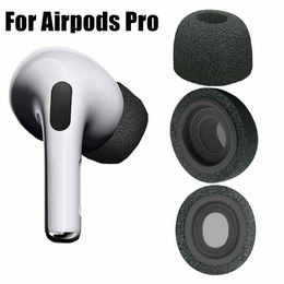 Oortelefoonaccessoires 2022 Memory Foam Oordopjes voor Airpods Pro Beschermende oordopjes Cover Ruisonderdrukking Koptelefoon Oorkussens op Airpodspro 230918