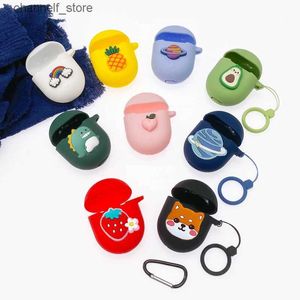 Accessoires pour écouteurs Étui de dessin animé pour Redmi buds 3 PRO 4 5 / AirDots 3 PRO, anneau en Silicone, protection Anti-chute, housse pour écouteurs Bluetooth fundaY240322