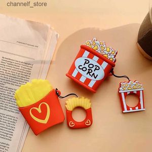 Accessoires pour écouteurs Puces de dessin animé mignon pour AirPods 2 Étui pour AirPods Étuis de chargement en silicone pour AirPods Pro Housse de protectionY240322