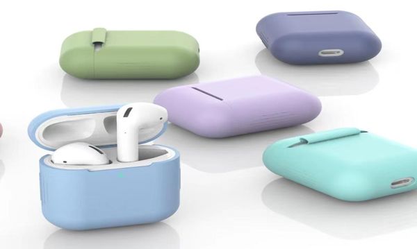 Accessoires pour écouteurs Pour Apple Étui pour écouteurs Bluetooth sans fil Airpods une ou deux générations Housse de protection universelle en silicone 2537953