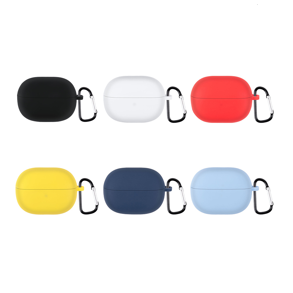Earphone Accessories Portable Headphone Case Cover with Hook Charging Box Protective Replacement Anti Scratch for Redmi Buds 3 Lite 230918