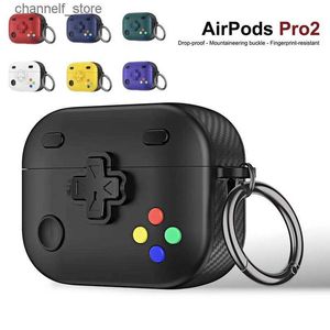 Étui de verrouillage de commutateur pour Airpods Pro 2, boîtier de contrôleur de manette de jeu 3D pour Airpods Pro, accessoires d'écouteurs, boîte de chargement de protection, CaseY240322