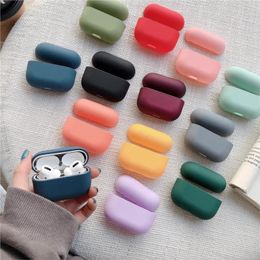 Acessórios para fones de ouvido TPU Capa protetora de silicone para fones de ouvido Pro (AirPods não incluídos) 230918