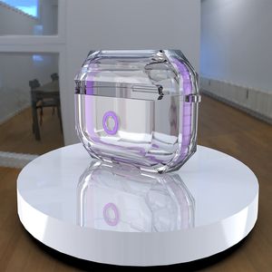 Accessoires pour écouteurs Étui antipoussière transparent pour Airpods Pro 2 Air pods Airpod Écouteurs Housse de protection antichoc Sacs de boîte de charge Boîte de charge sans fil