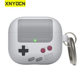 Accessoires pour écouteurs Xnyocn pour AirPods 3 étui de protection Apple 3ème génération Game Boy Pro Silicone 231117