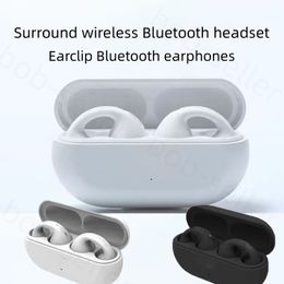 Ambies de auriculares Earclip Bluetooth Auriculares Conducción de huesos Auriculares inalámbricos Auriculares inalámbricos Auriculares Auriculares abiertos para iPhone 15 Samsung S24 Xiaomi